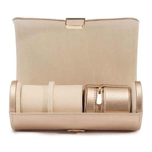 Horlogrol Palermo 2 horloges met juwelen pouch Wolf 1834 - Horlogerieshop.nl