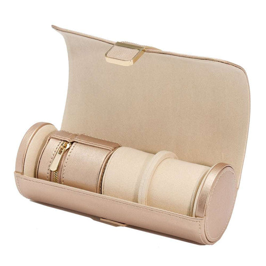 Horlogrol Palermo 2 horloges met juwelen pouch Wolf 1834 - Horlogerieshop.nl