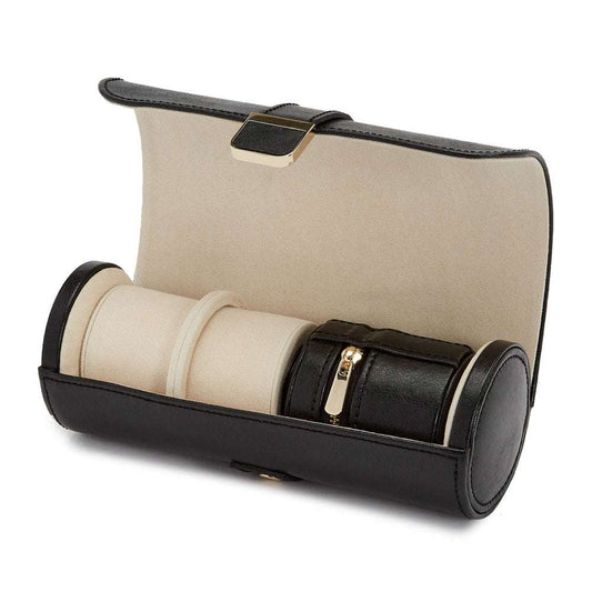 Horlogrol Palermo 2 horloges met juwelen pouch Wolf 1834 - Horlogerieshop.nl