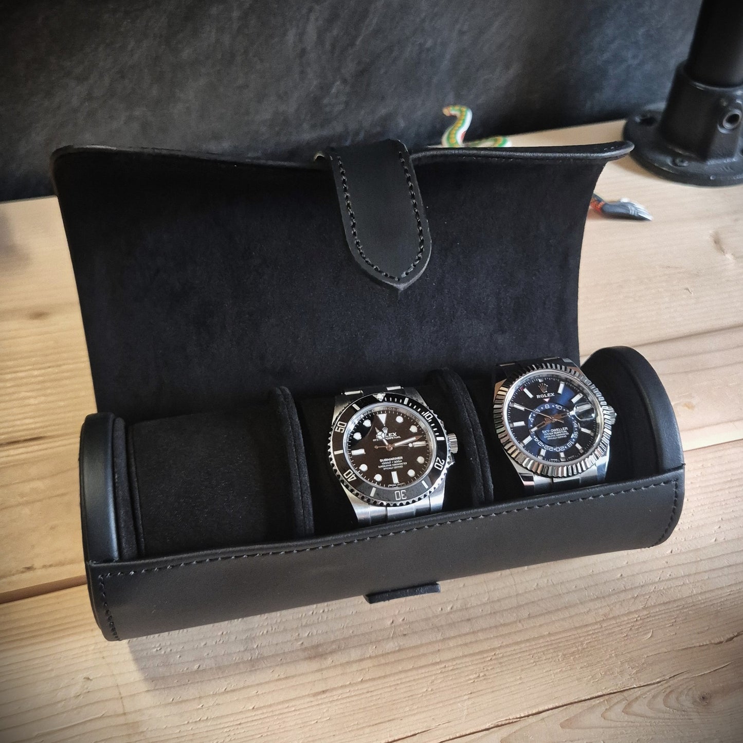 Horlogrol Axis 3 horloges Wolf 1834 - Horlogerieshop.nl
