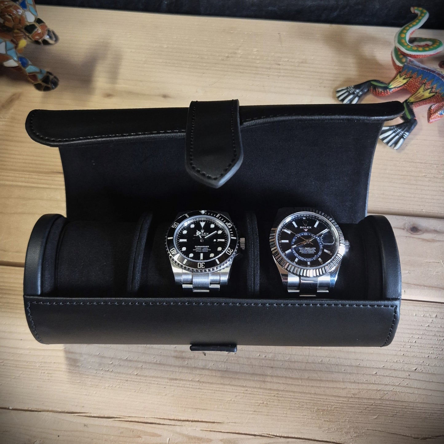 Horlogrol Axis 3 horloges Wolf 1834 - Horlogerieshop.nl
