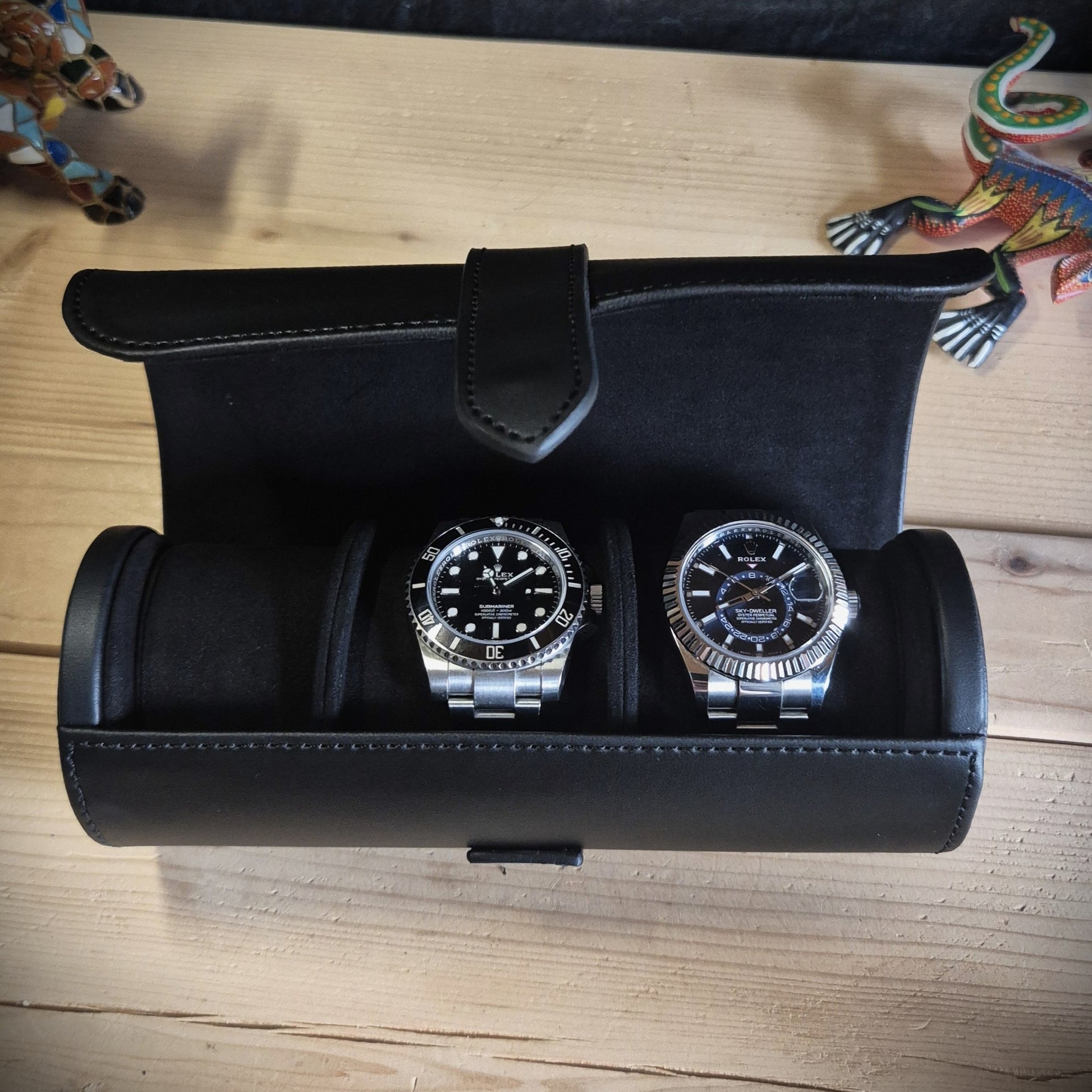 Horlogrol Axis 3 horloges Wolf 1834 - Horlogerieshop.nl