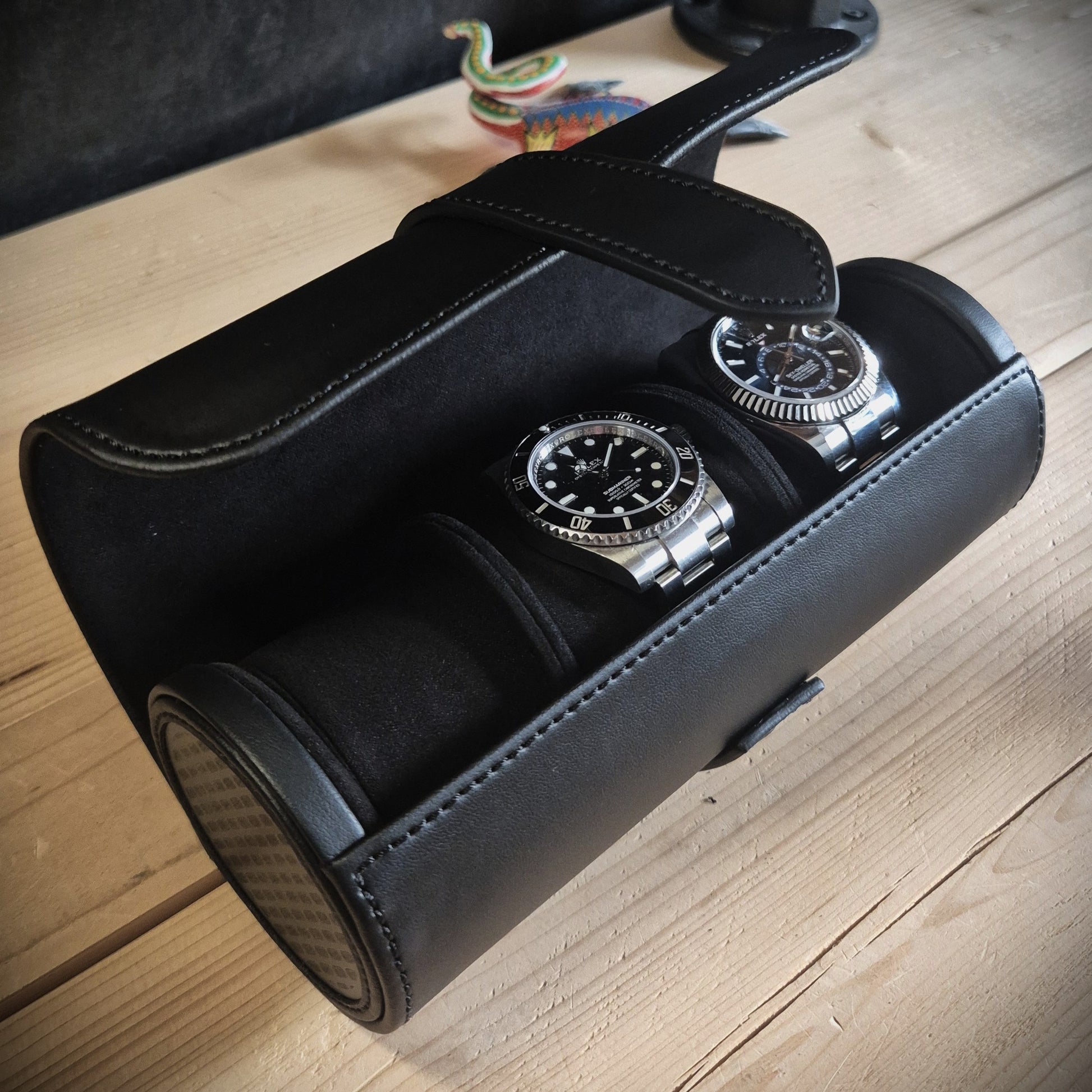 Horlogrol Axis 3 horloges Wolf 1834 - Horlogerieshop.nl