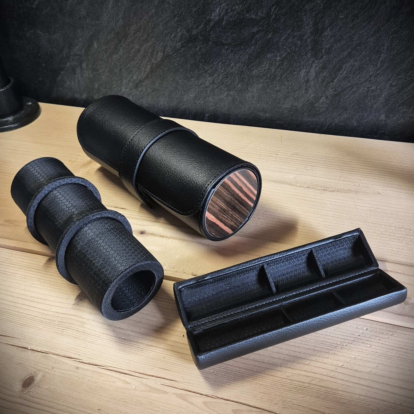 Horlogrol Roadster 3 horloges Wolf 1834 - Horlogerieshop.nl