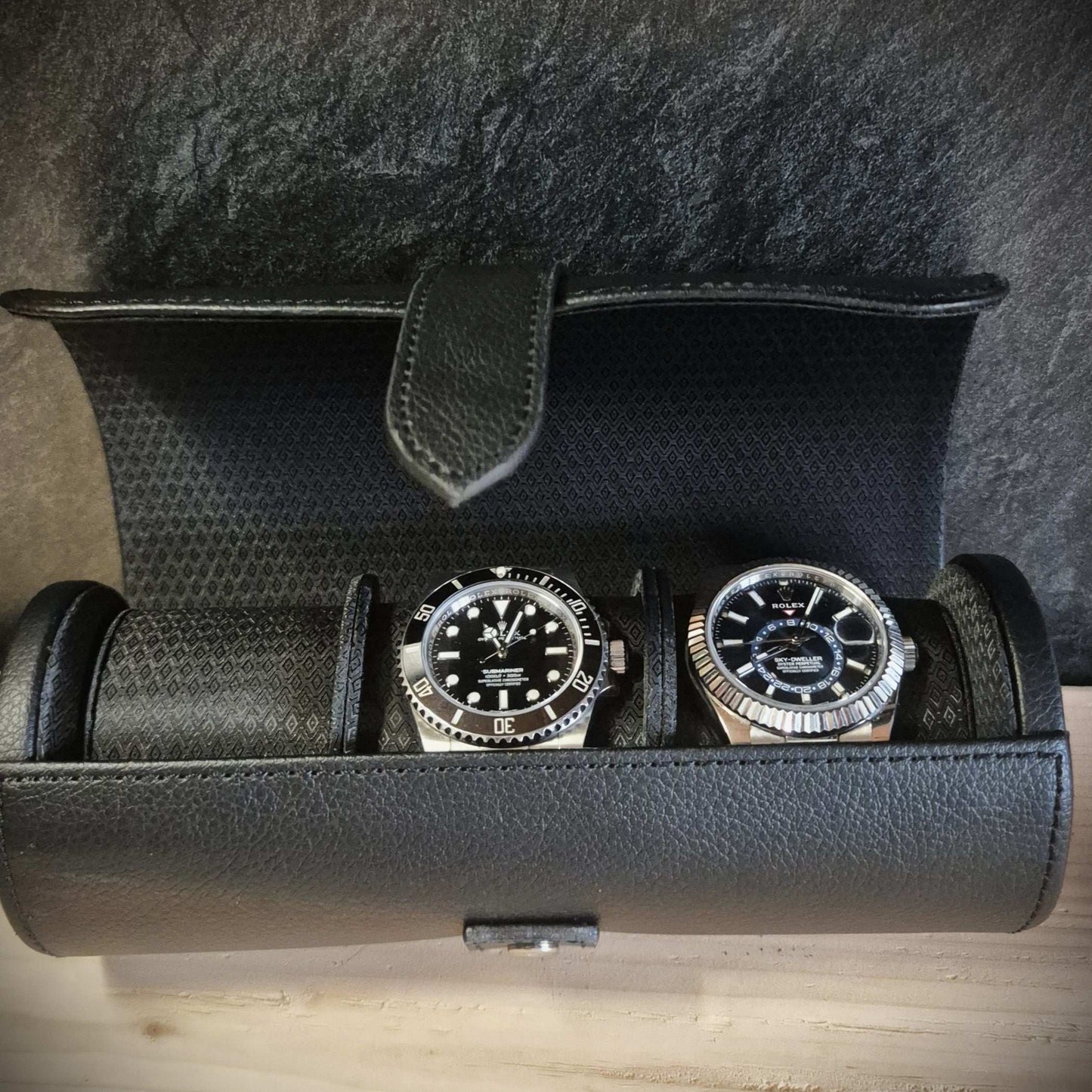 Horlogrol Roadster 3 horloges Wolf 1834 - Horlogerieshop.nl