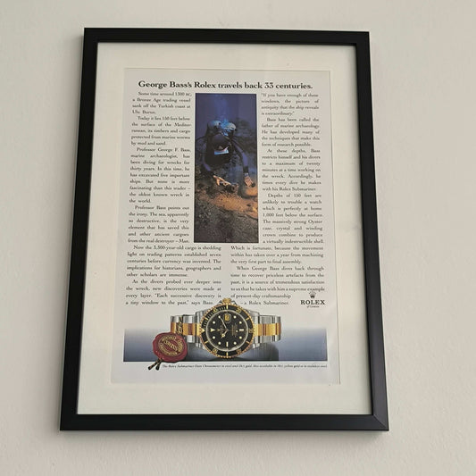 Vintage Rolex Submariner Date advertentie