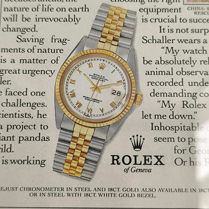 Vintage Rolex Datejust advertentie