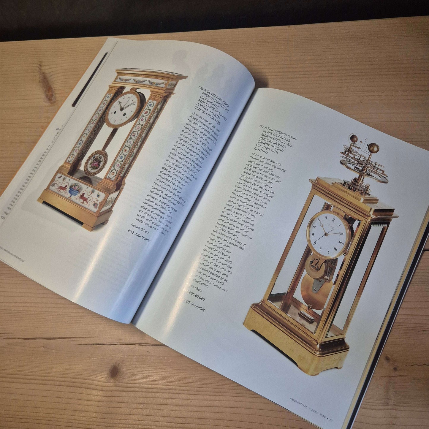 Sotheby's Clocks, Watches and Wristwatches | Amsterdam 7 juni 2005 - Horlogerieshop.nl