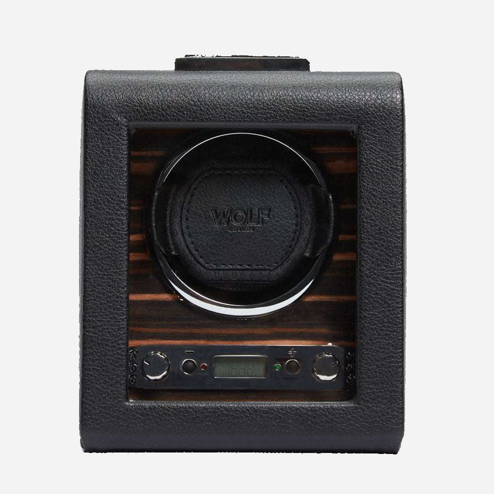 Watch winder Roadster 1 horloge Wolf 1834 - Horlogerieshop.nl