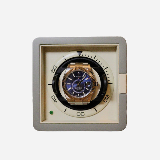 Watch Winder Leder 1 Horloge Leanschi