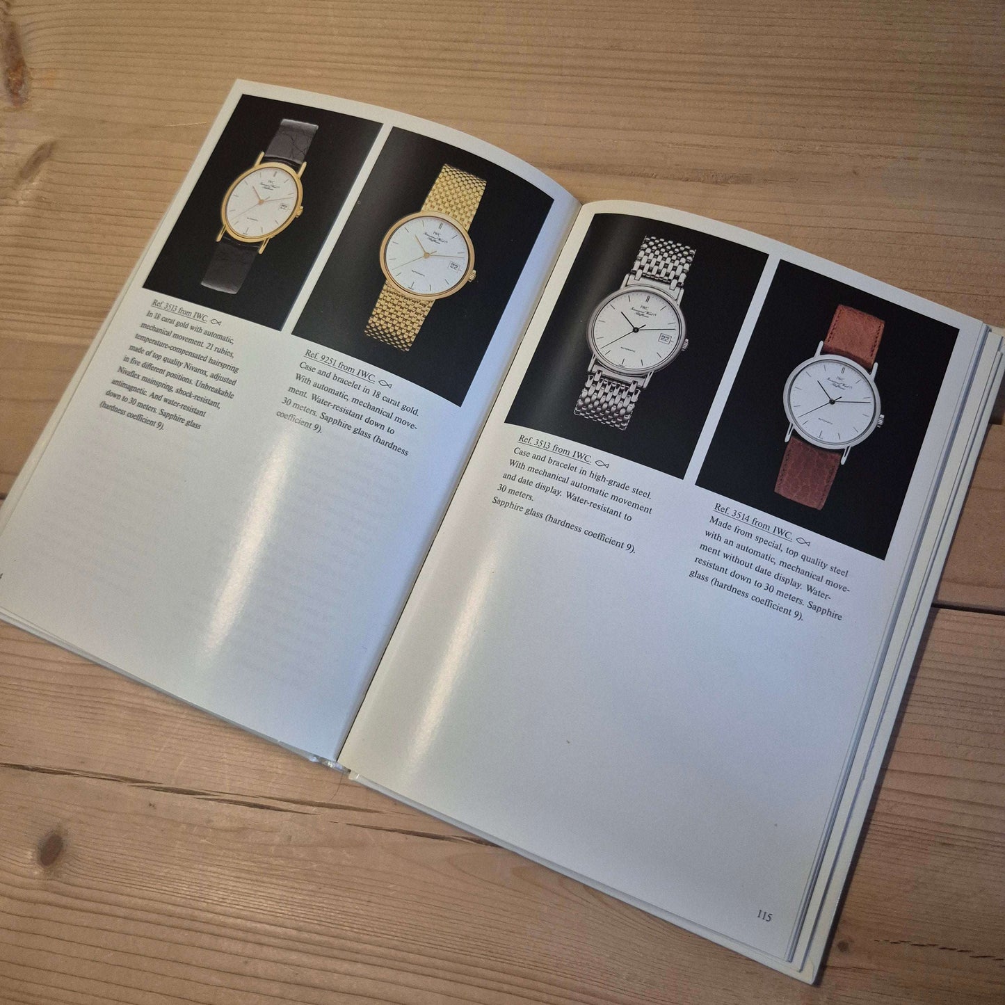 Watches from IWC 1991/92 - Horlogerieshop.nl