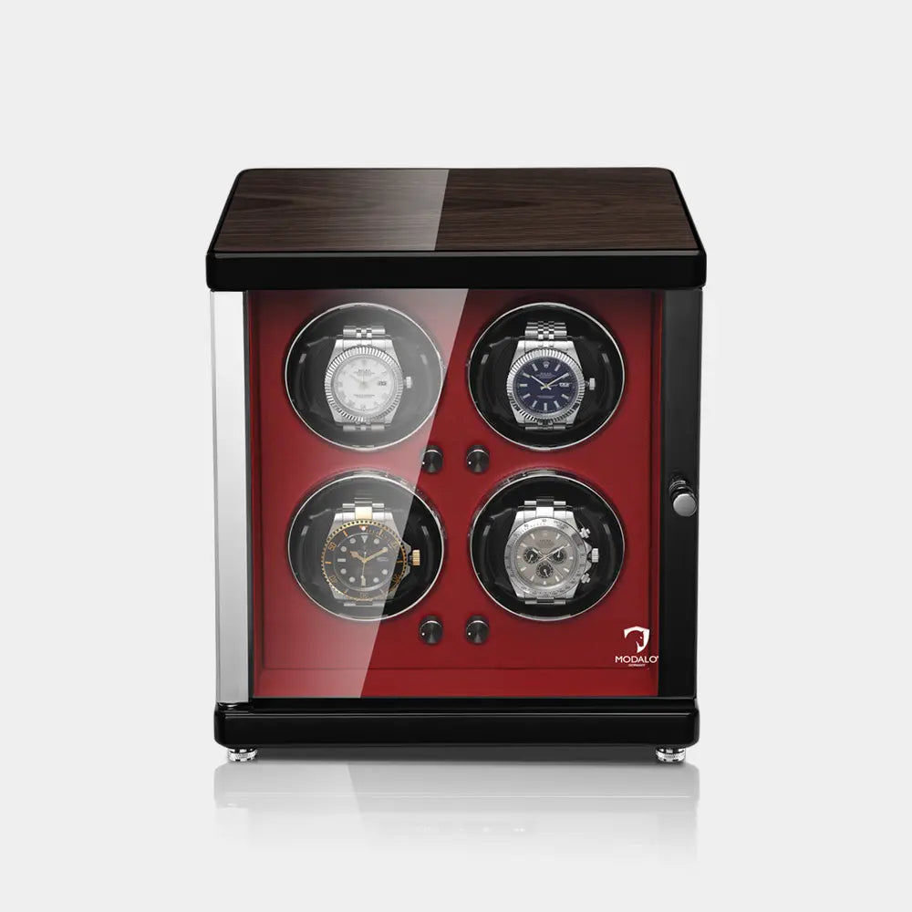 Watch winder AMBIENTE 4 Horloges Modalo - Horlogerieshop.nl