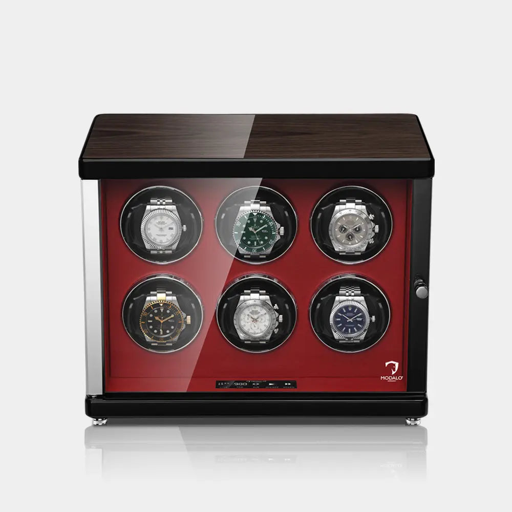 Watch winder AMBIENTE 6 Horloges Modalo - Horlogerieshop.nl
