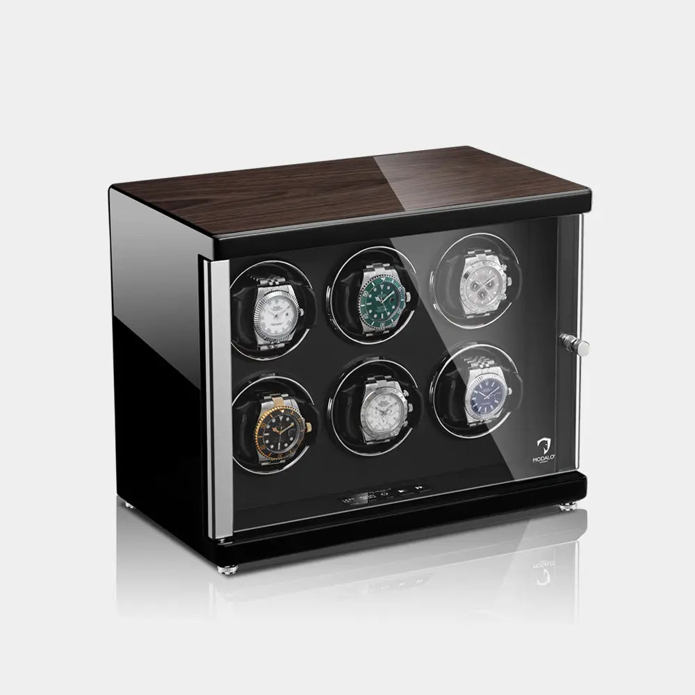 Watch winder AMBIENTE 6 Horloges Modalo - Horlogerieshop.nl