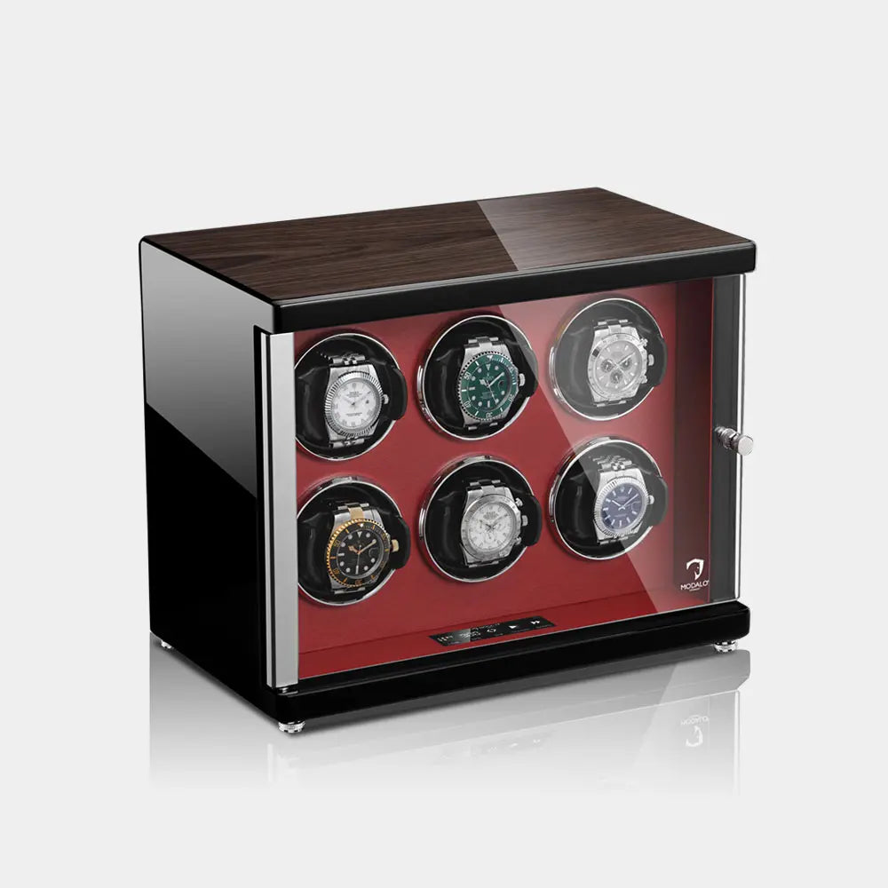 Watch winder AMBIENTE 6 Horloges Modalo - Horlogerieshop.nl