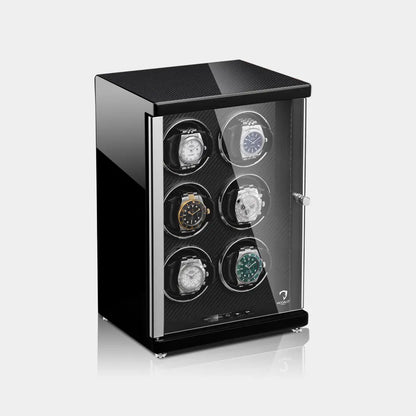 Watch winder AMBIENTE Vertical 6 Horloges Modalo - Horlogerieshop.nl