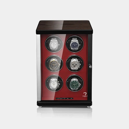 Watch winder AMBIENTE Vertical 6 Horloges Modalo - Horlogerieshop.nl