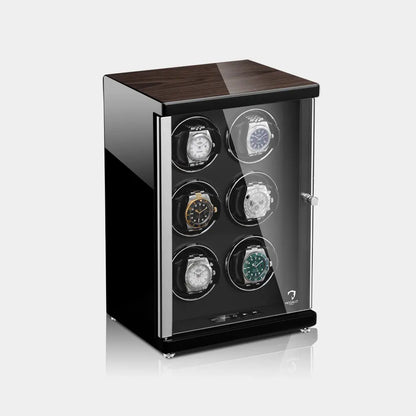 Watch winder AMBIENTE Vertical 6 Horloges Modalo - Horlogerieshop.nl