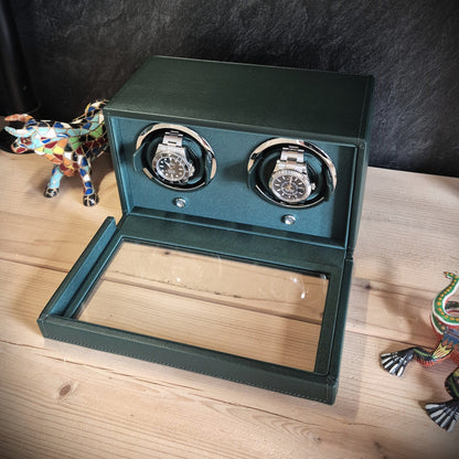 Watch winder Cub 2 horloges Wolf 1834 - Horlogerieshop.nl