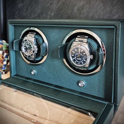 Watch winder Cub 2 horloges Wolf 1834 - Horlogerieshop.nl