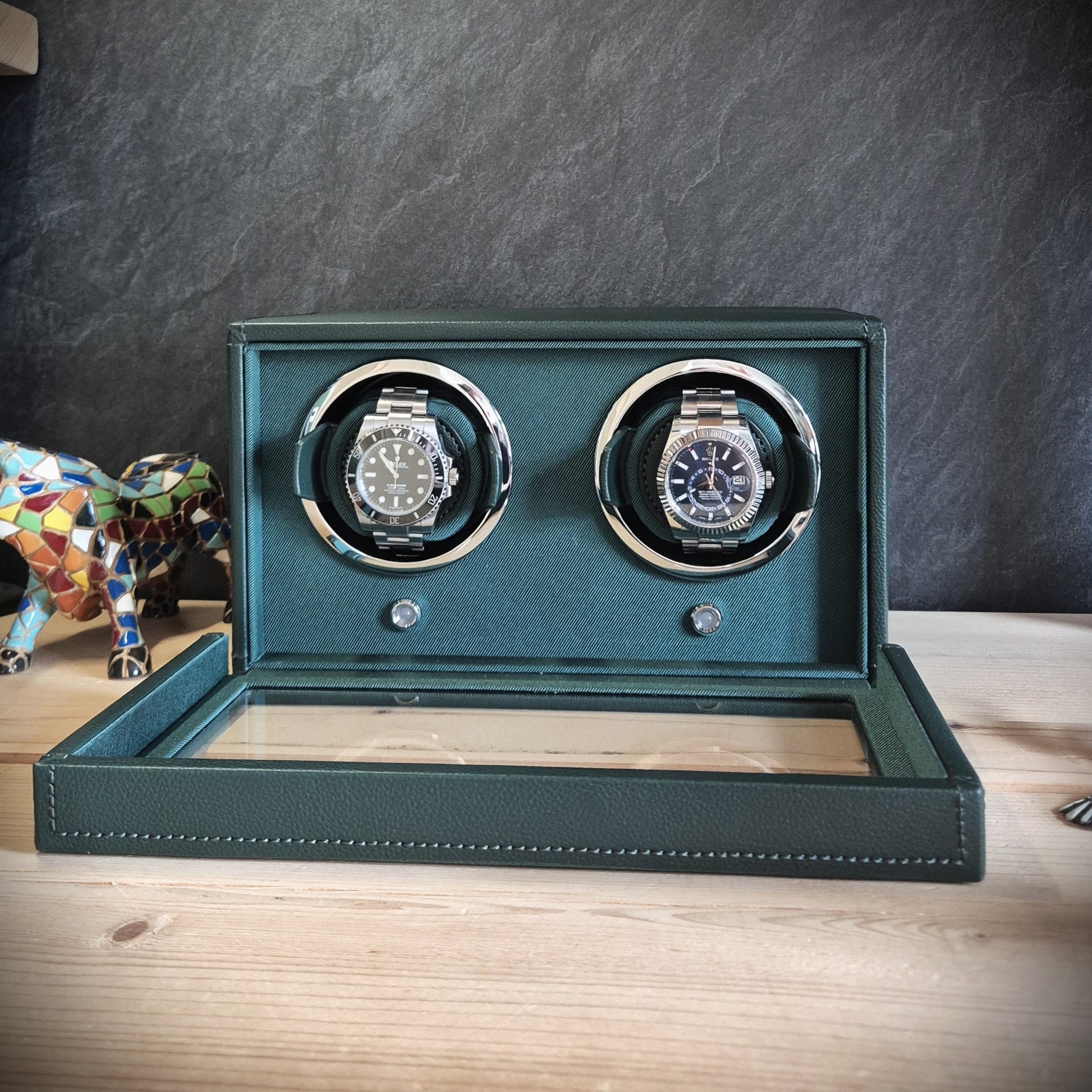 Watch winder Cub 2 horloges Wolf 1834 - Horlogerieshop.nl