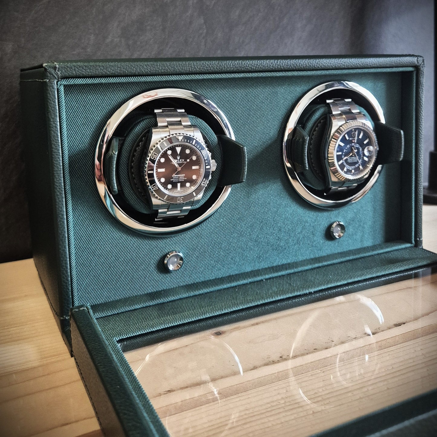 Watch winder Cub 2 horloges Wolf 1834 - Horlogerieshop.nl
