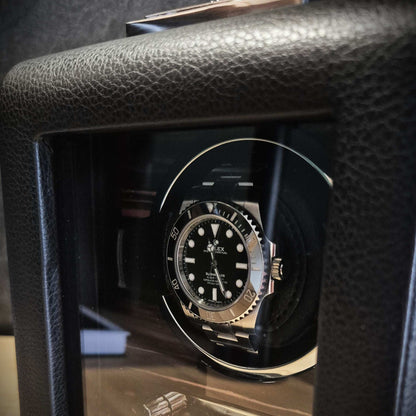 Watch winder Roadster 1 horloge Wolf 1834 - Horlogerieshop.nl