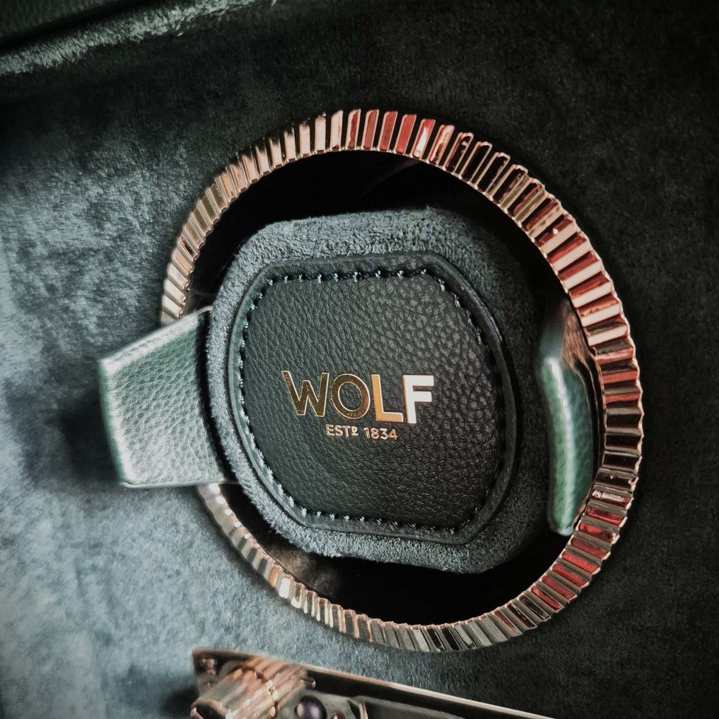 Watch winder met lade British Racing 1 horloge Wolf 1834 - Horlogerieshop.nl