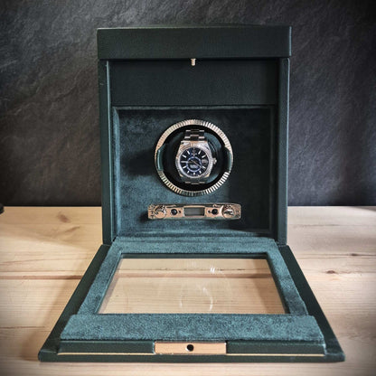 Watch winder met lade British Racing 1 horloge Wolf 1834 - Horlogerieshop.nl