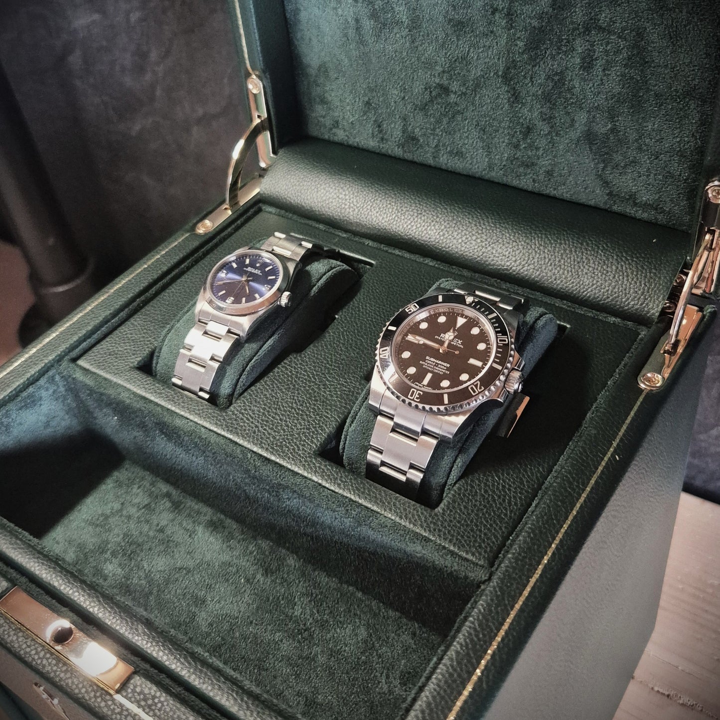 Watch winder met lade British Racing 1 horloge Wolf 1834 - Horlogerieshop.nl