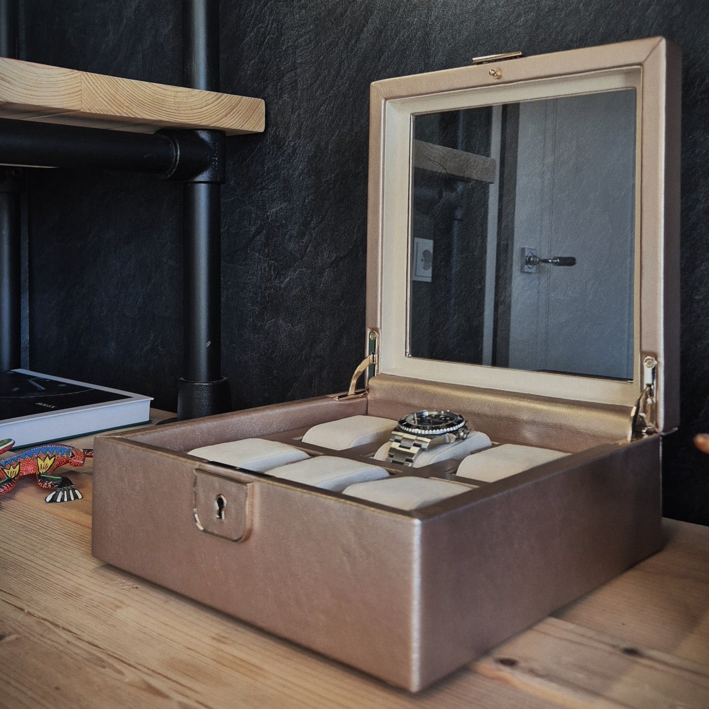 Horlogedoos Palermo 6 horloges Wolf 1834