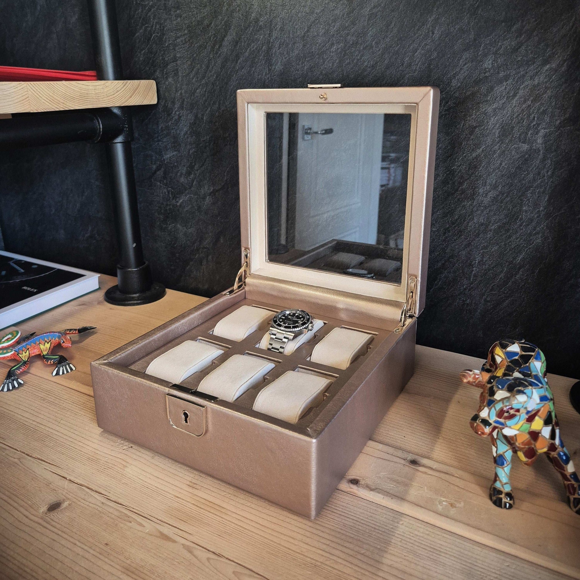 Horlogedoos Palermo 6 horloges Wolf 1834