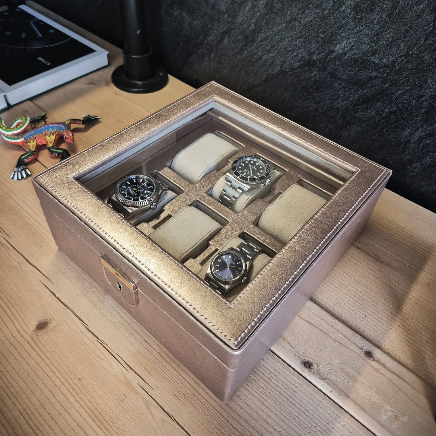 Horlogedoos Palermo 6 horloges Wolf 1834