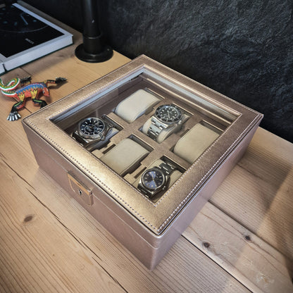 Horlogedoos Palermo 6 horloges Wolf 1834