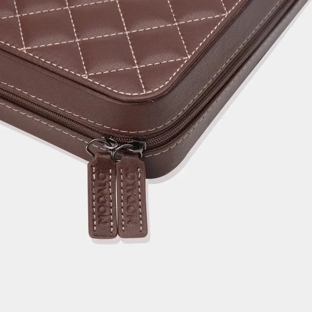 Horloge etui Bruin leder 8 Horloges Modalo - Horlogedoos - Horlogerieshop.nl