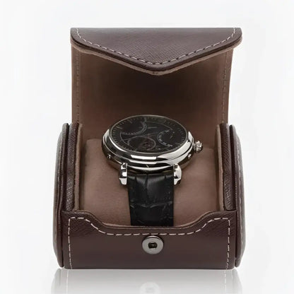 Horloge pouch Bruin leder Modalo - Horlogedoos - Horlogerieshop.nl
