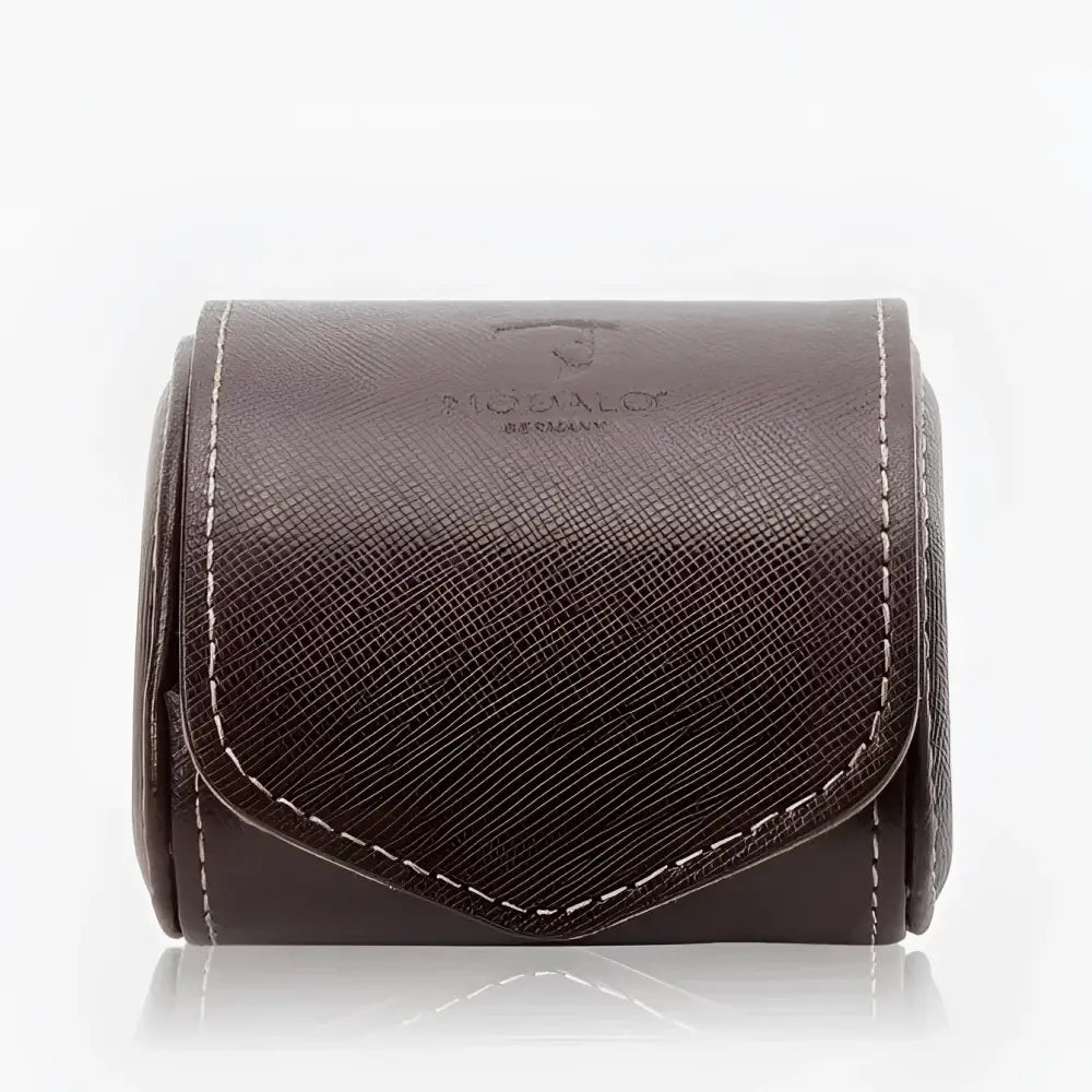 Horloge pouch Bruin leder Modalo - Horlogedoos - Horlogerieshop.nl