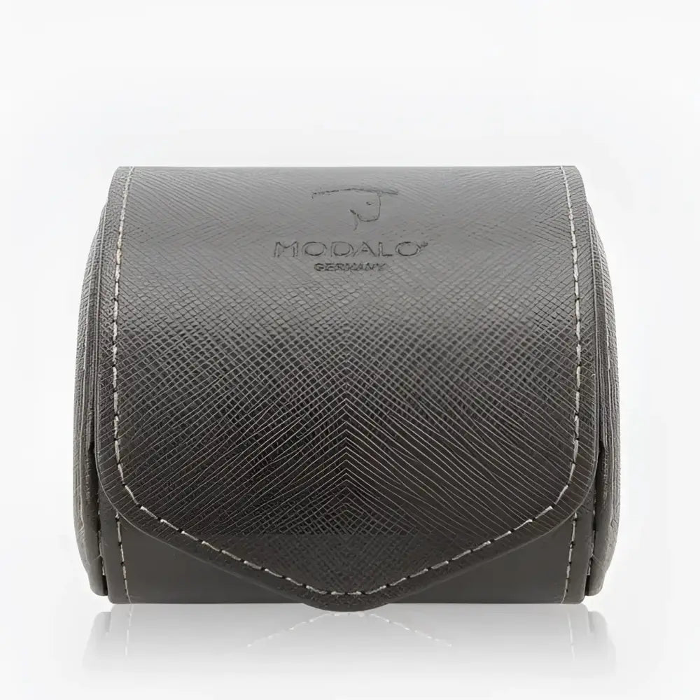 Horloge pouch Taupe leder Modalo - Horlogedoos - Horlogerieshop.nl
