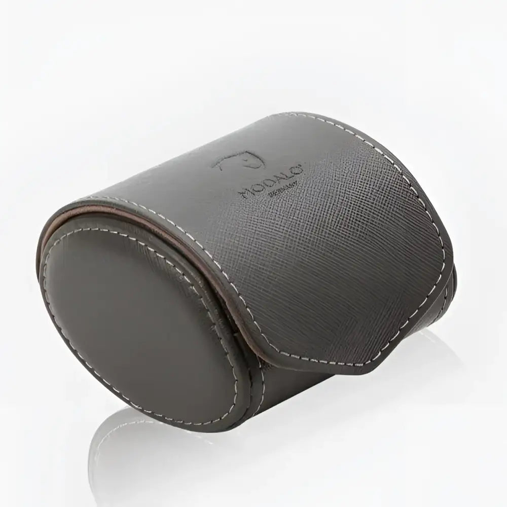 Horloge pouch Taupe leder Modalo - Horlogedoos - Horlogerieshop.nl