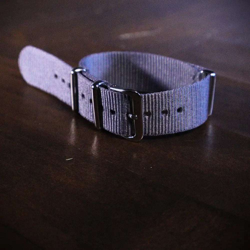 Horlogeband Nato Granite Grey - Horlogebanden - Horlogerieshop.nl