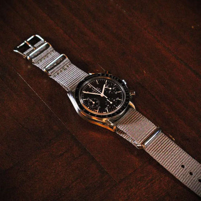 Horlogeband Nato Granite Grey - Horlogebanden - Horlogerieshop.nl