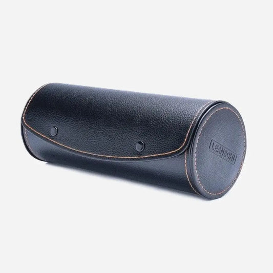Horlogerol Zwart leder 3 Horloges Leanschi - Horlogedoos - Horlogerieshop.nl