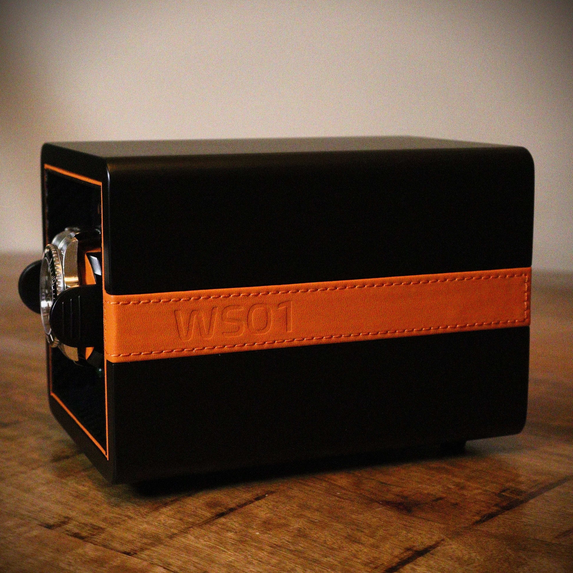 Watch Winder Leder 1 Horloge Leanschi