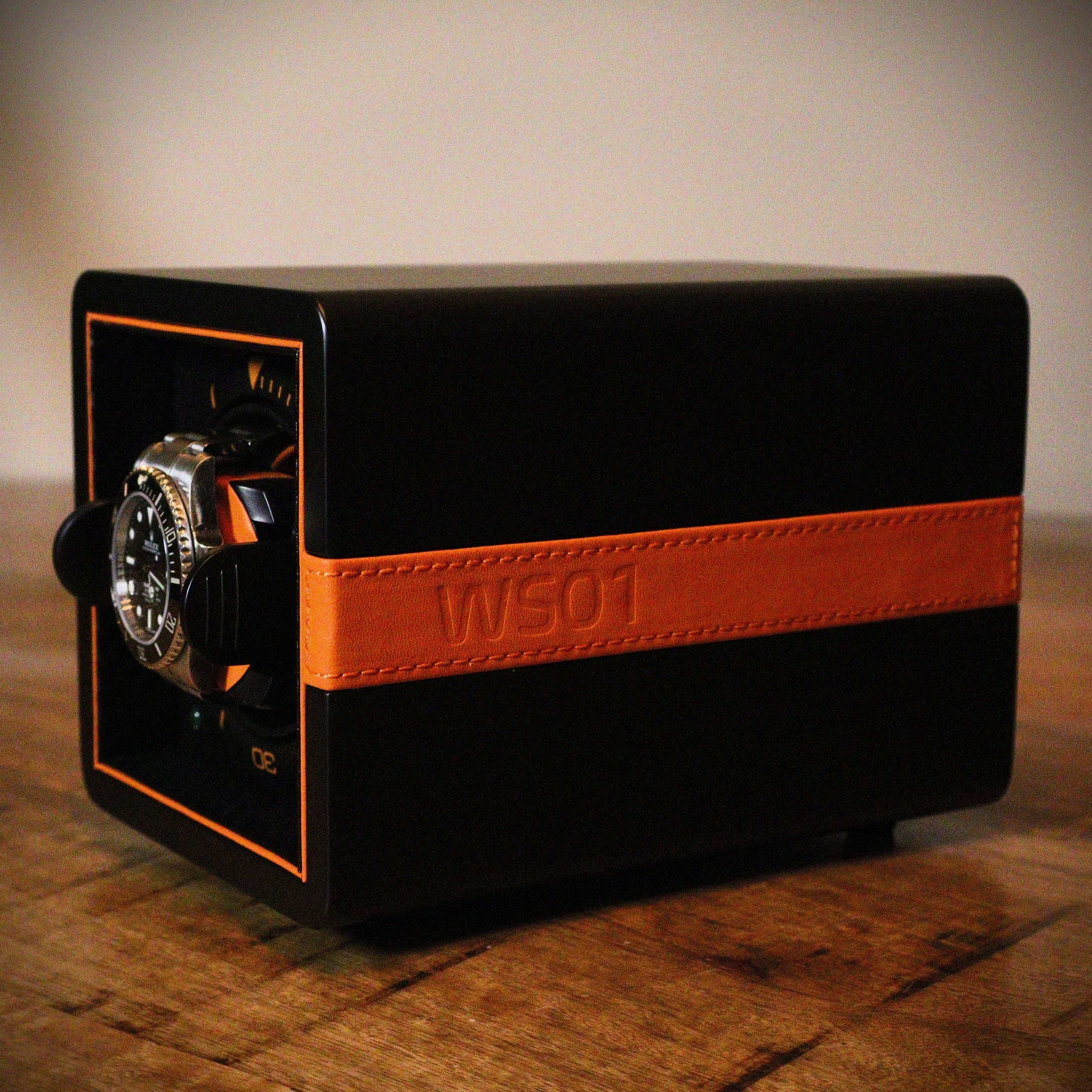 Watch Winder Leder 1 Horloge Leanschi