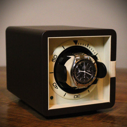 Watch Winder Leder 1 Horloge Leanschi