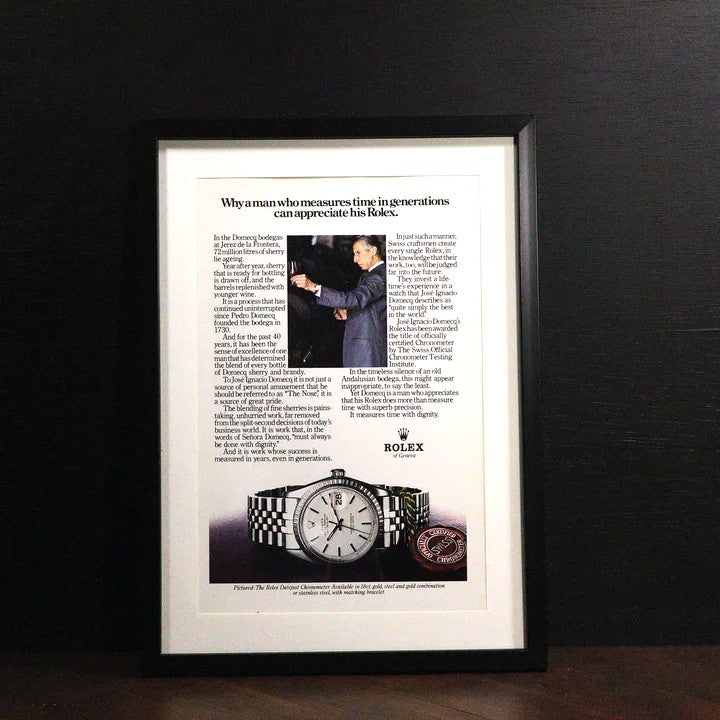 Vintage Rolex Datejust advertentie