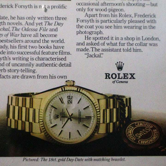 Vintage Rolex Day-Date advertentie